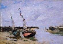 Trouville the Jettys Low Tide 3