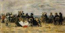 Beach Scene Trouville 