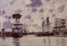 Sailing Boats at Anchor