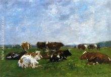 Cows in a Pasture 