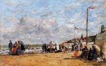 Trouville Beach Scene 12