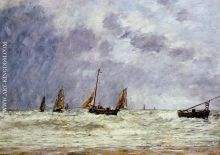 Berck the Departure of the Boats