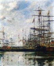 The Port Ships at Dock
