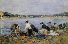 Laundresses on the Banks of the Touques 13
