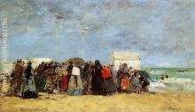 Trouville Beach Scene 11