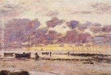 The Shores of Sainte Adresse at Twilight