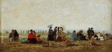 The Beach at Trouville 09