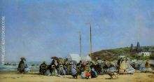 Trouville Beach Scene 18