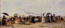 Trouville Beach Scene 17