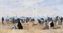 Trouville Beach Scene 14