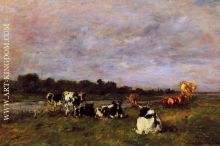 A Pasture on the Banks of the Touques