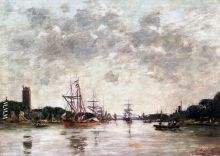 Dordrecht Le Meuse View of Swandrecht