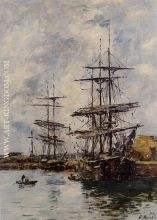 Deauville Ships at Dock