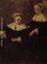 Two Woman after Adriaen van Ostade 