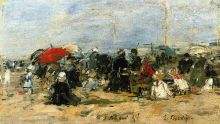 Trouville Beach Scene 15