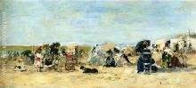 Trouville Beach Scene 08