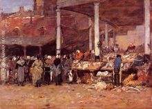 Brussels the Old Fish Market
