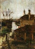 Ship and Dock Venice