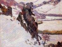 Landscape The Creuse in the Snow