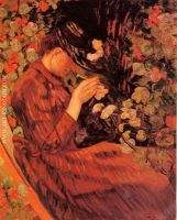 Madame Guillaumin Sitting in a Garden
