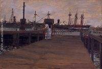 Woman on a Dock