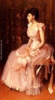 Portrait Of A Lady In Pink