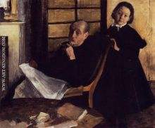 Henri De Gas and His Neice Lucie Degas
