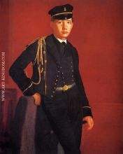 Achille De Gas The Artist Brother in the Uniform of a Cade