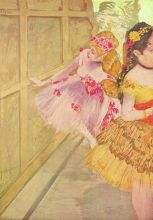 Dancers behind a window blind