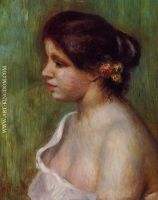 Bust of a Young Woman with Flowered Ear