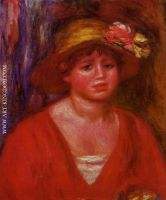 Bust of a Young Woman in a Red Blouse