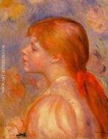 Girl with a Red Hair Ribbon