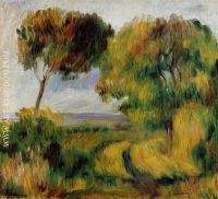 Breton Landscape  Trees and Moor