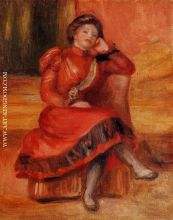 Spanish Dancer in a Red Dress