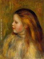 Head of a Little Girl in Profile