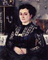 Woman in a Lace Blouse