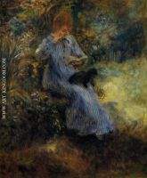 Woman with a Black Dog