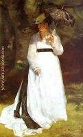 Portrait of Lise with Umbrella