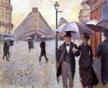 Paris Street A Rainy Day study 
