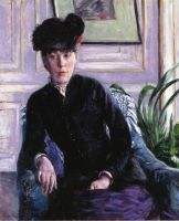 Portrait of a Young Woman in an Interior Portrait of Madame H 