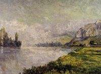 The Retreating Fog Morning Les Andelys