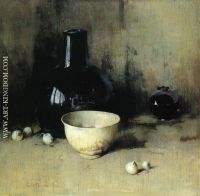 Still Life with Self Portrait Reflection