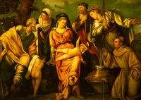 The Holy Family with Saint Jean child