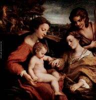 Mystical Marriage of St Catherine of Alexandria with Christ