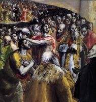 The Adoration of the Name of Jesus detail 