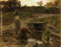 Woman at a Fountain