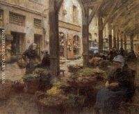 The Covered Vegetable Market St Malo no 2 