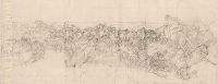 Design for The charge of the Australian Light Horse at Beersheba 