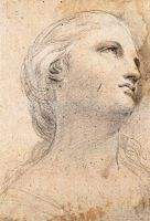 Study of the head of Ceres for the Apotesi Trajan 