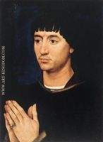 Portrait Diptych of Jean de Gros right wing